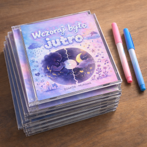 "WCZORAJ BYŁO JUTRO" DZAKOB MURAWA ( PODPIS 3 DODATKOWE KAWAŁKI + WLEPKI)